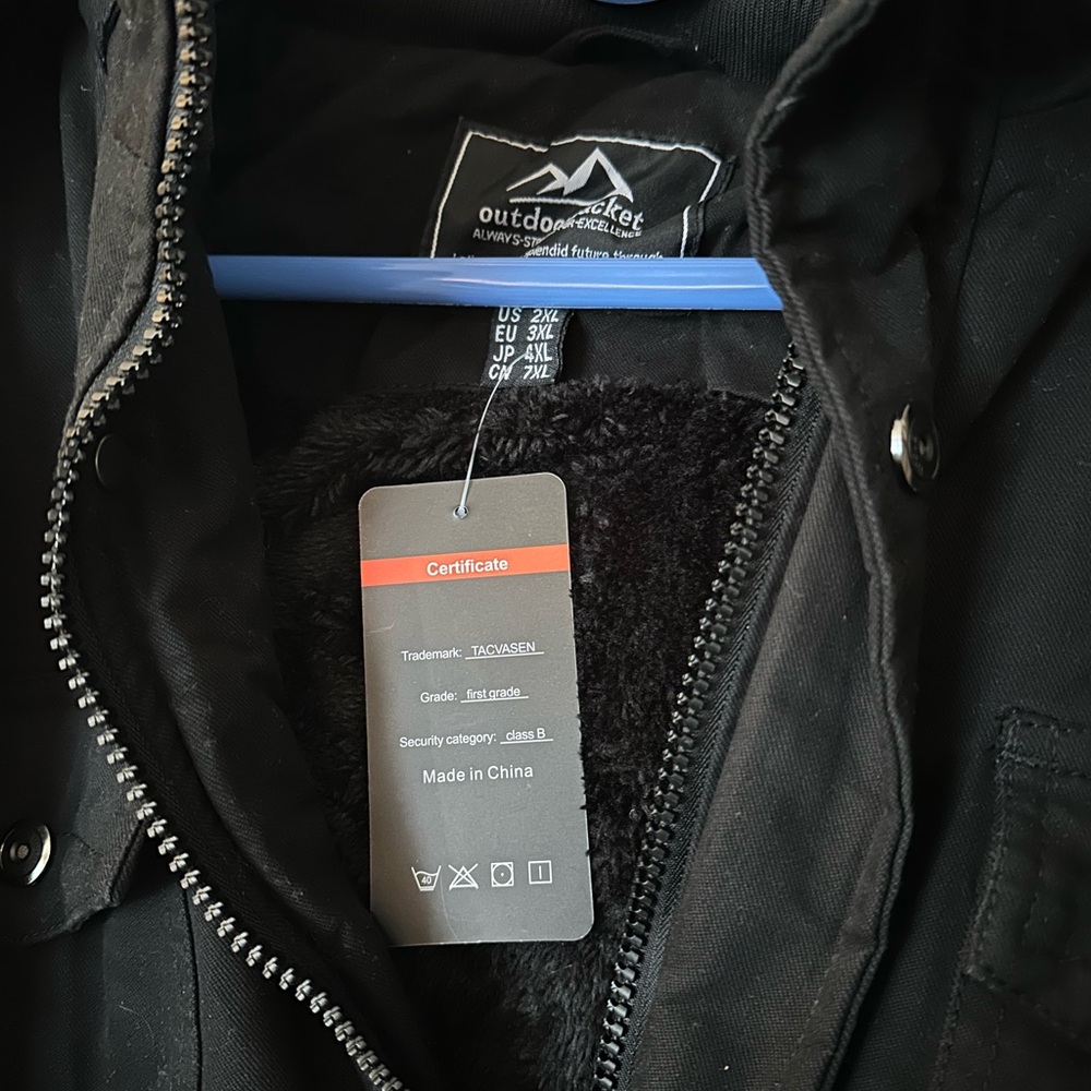 Black Hooded Jacket - Picture 8 of 8